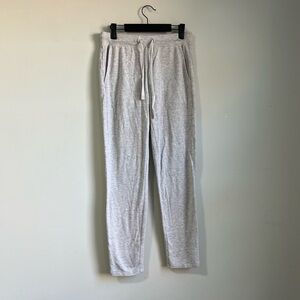 Lou & Grey light heather gray joggers soft spun